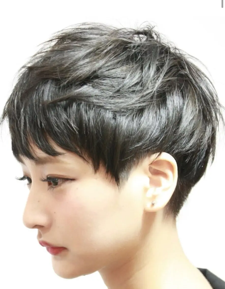 ショート 𝗋𝗂𝗌𝖺 ୨୧⟡.·のヘアスタイル