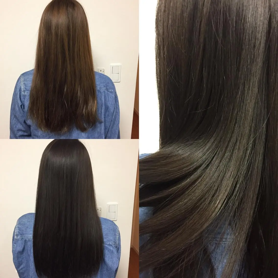 セミロング カラー 透明感カラー 岩崎 裕司のヘアスタイル
