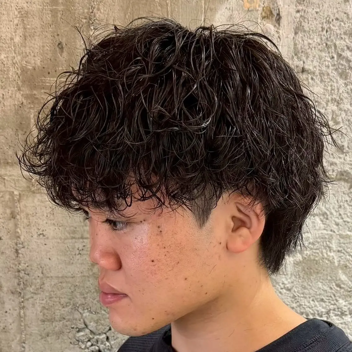 パーマ メンズ 【束感セット】 あおいのヘアスタイル