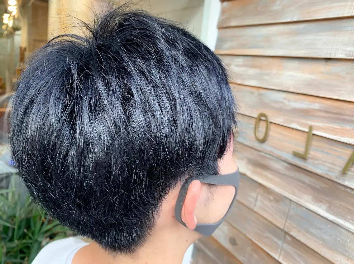カラー メンズ ヘアカラー あべ ゆうかのヘアスタイル