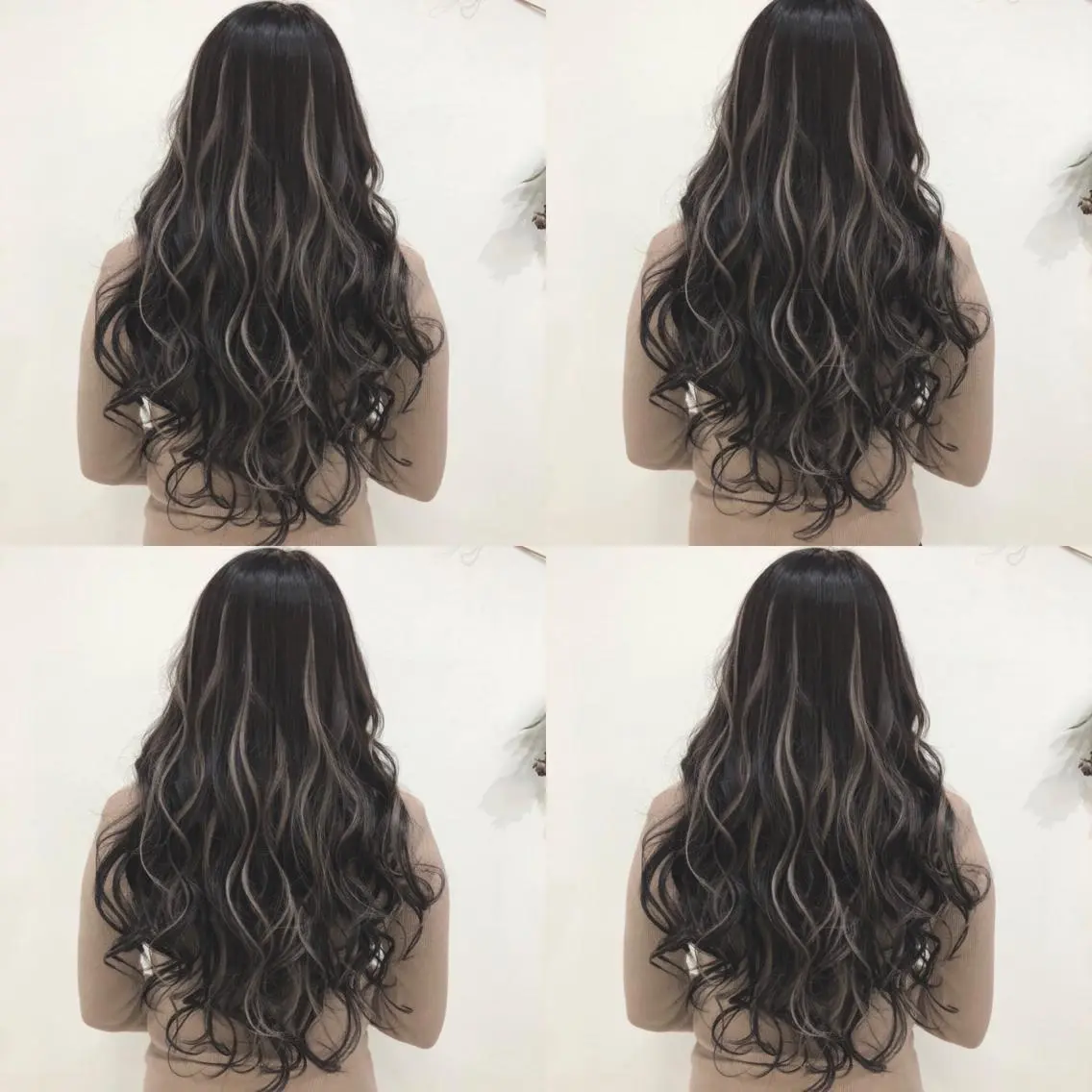 ロング カラー シールエクステ ハイライトカラー エクステ ハイライト 🌷MAYU 🌷のヘアスタイル