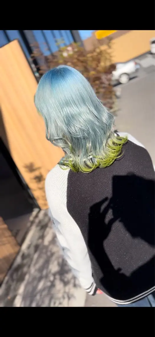 ミディアム カット ヘアカラー トリートメント earth甲府昭和店 東 允のヘアスタイル