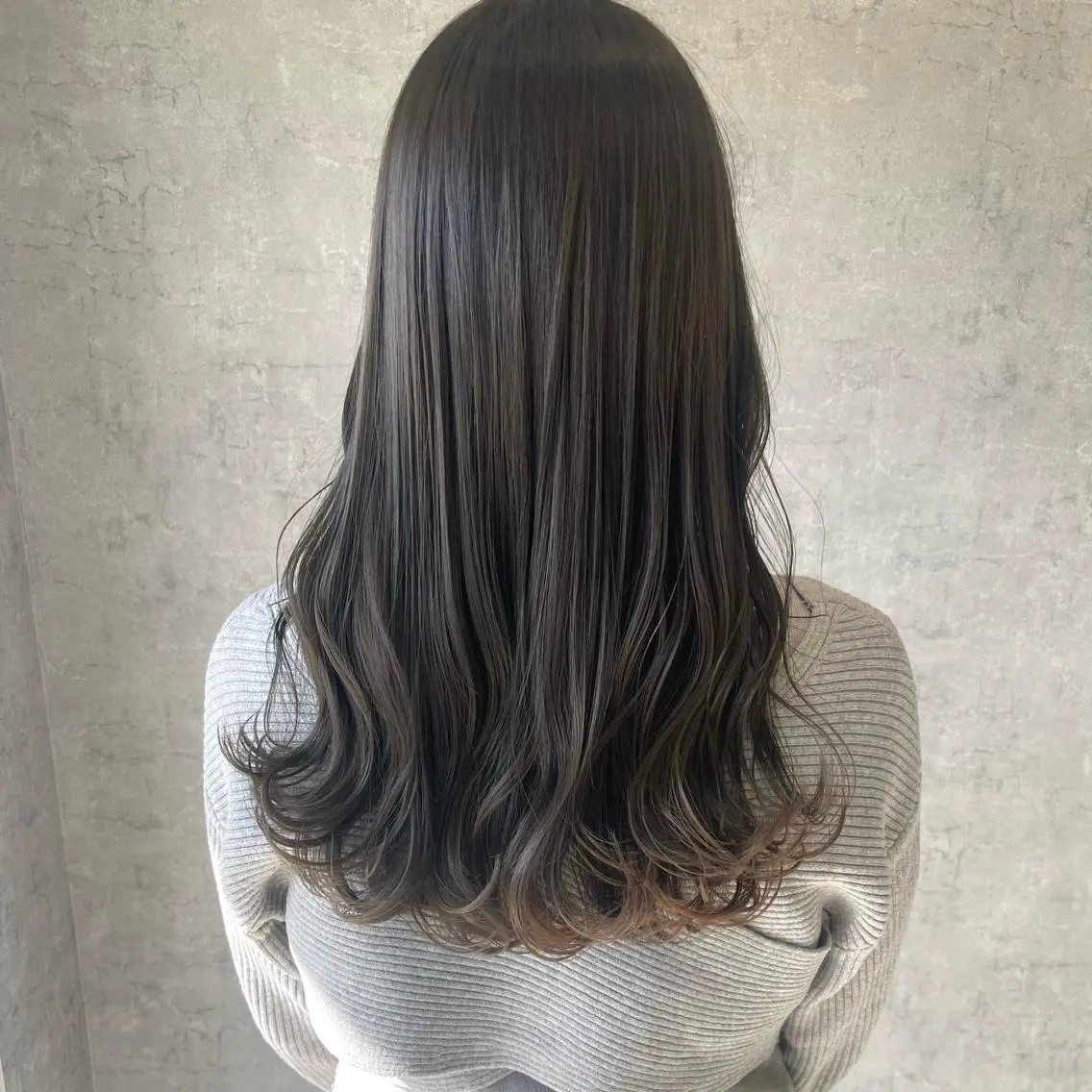 💜カラー+カット+リペアトリートメントの写真