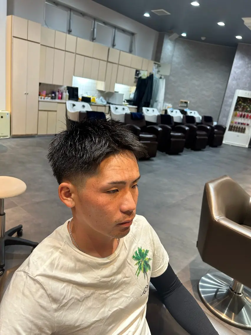 メンズ 塚腰 鳳生のヘアスタイル