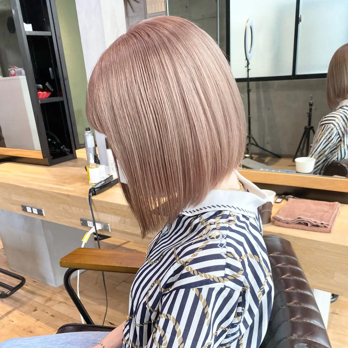 ショート ⭐️横浜ブリーチ特化 美容師　堤涼⭐️のヘアスタイル