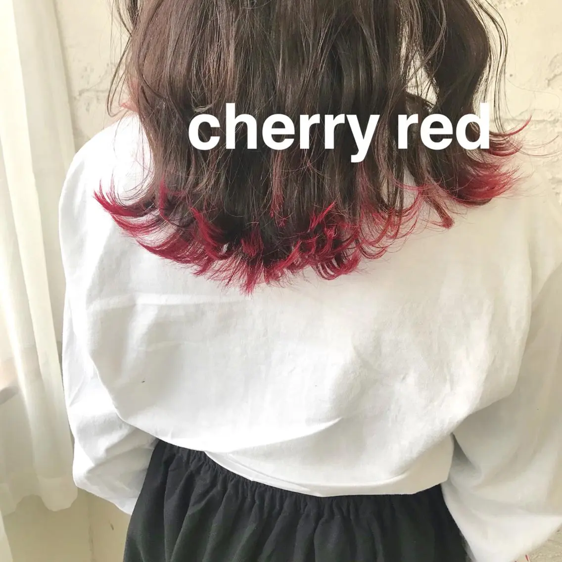 ロング カラー オリーブ/アッシュ やわらか透明感カラーのヘアスタイル