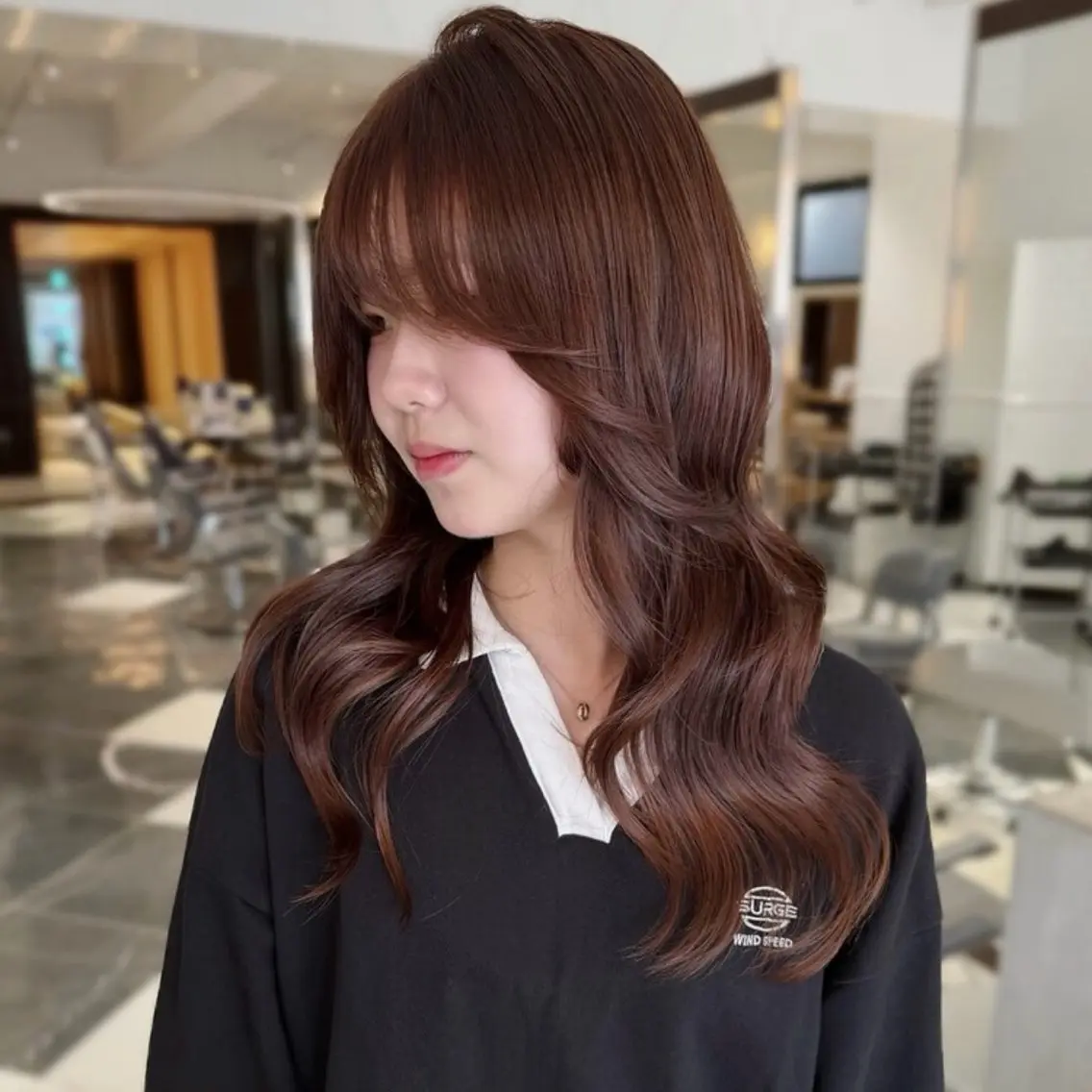 ロング カラー ブリーチ ブラウンカラー ダブルカラー ブリーチなしカラー ピンクカラー カット ヘアカラー ♡ KANON ♡のヘアスタイル