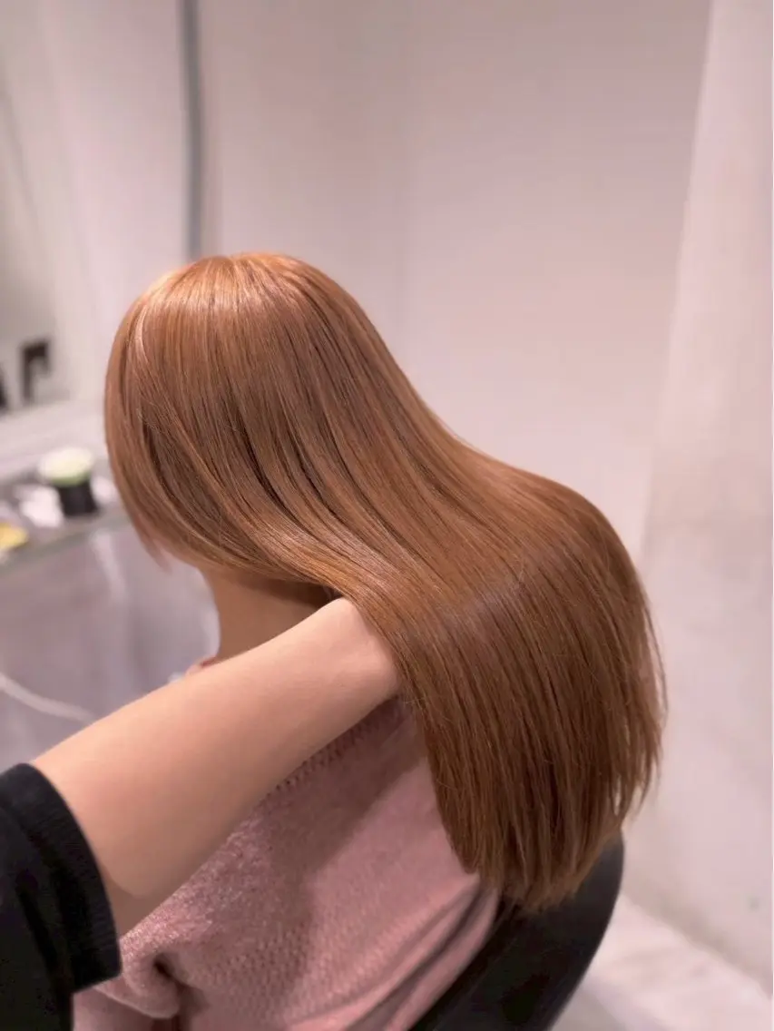 ロング カラー カット ヘアカラー トリートメント 透け感赤み消しカラー sego☁️のヘアスタイル