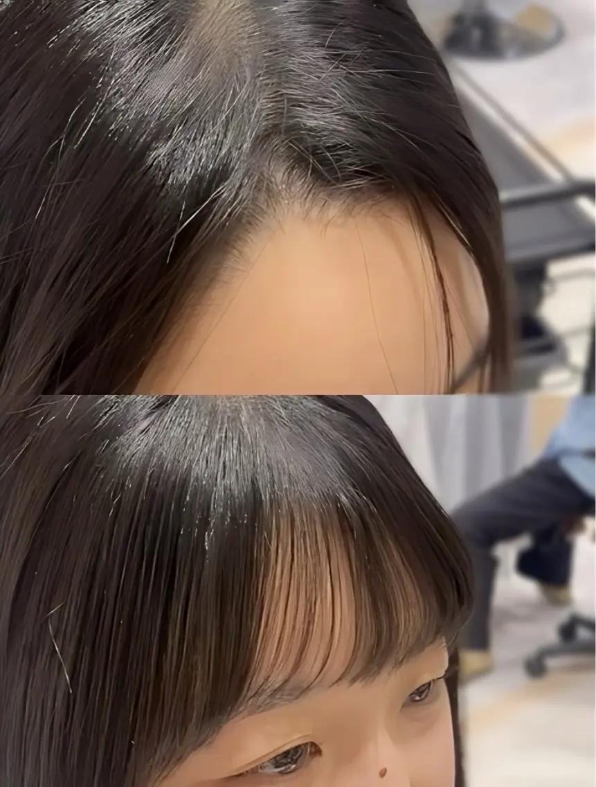 《 割れ癖改善✨ 》クロスパーマ➕全体カットの写真
