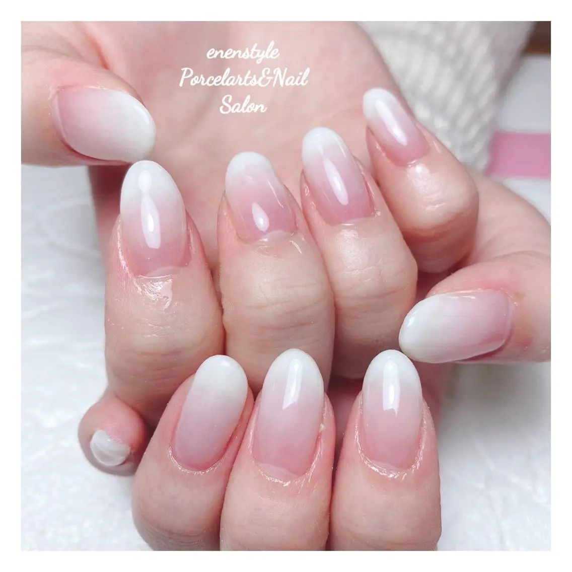 ミディアム ネイル ハンドネイル 🐾enen style 🐾のネイルデザイン