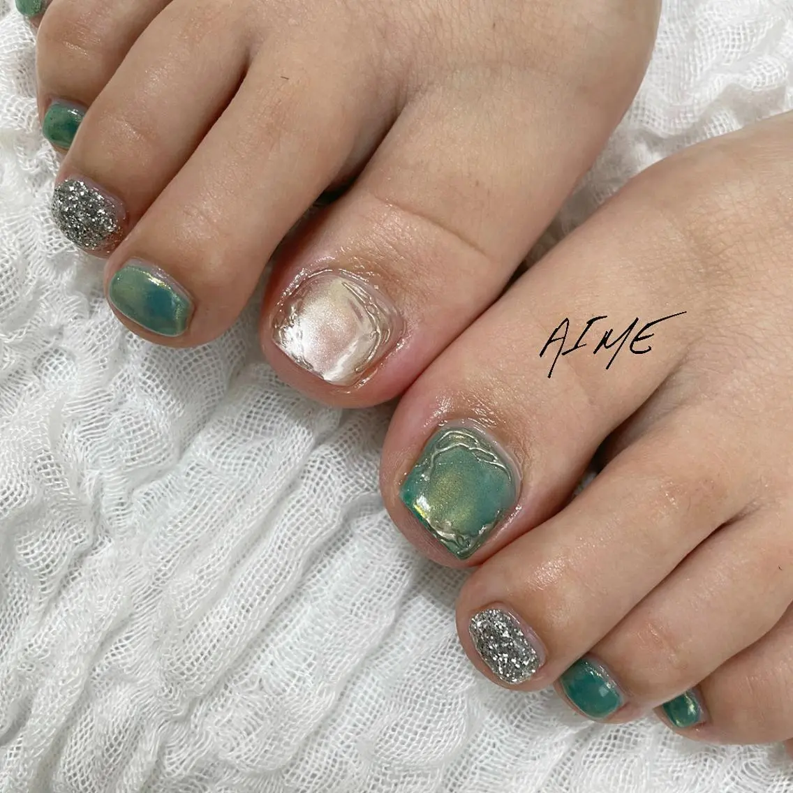 ネイル フットネイル AIME （momo）のネイルデザイン