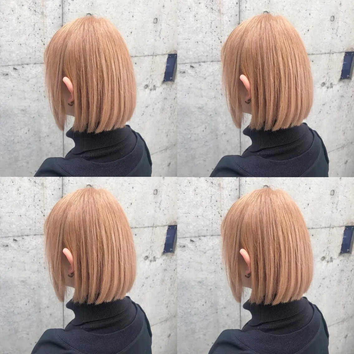 ショート カラー ヘアアレンジ メンズ キッズ ヘアカラー トリートメント 💟Chloe原宿店 🩶ハイトーンのヘアスタイル