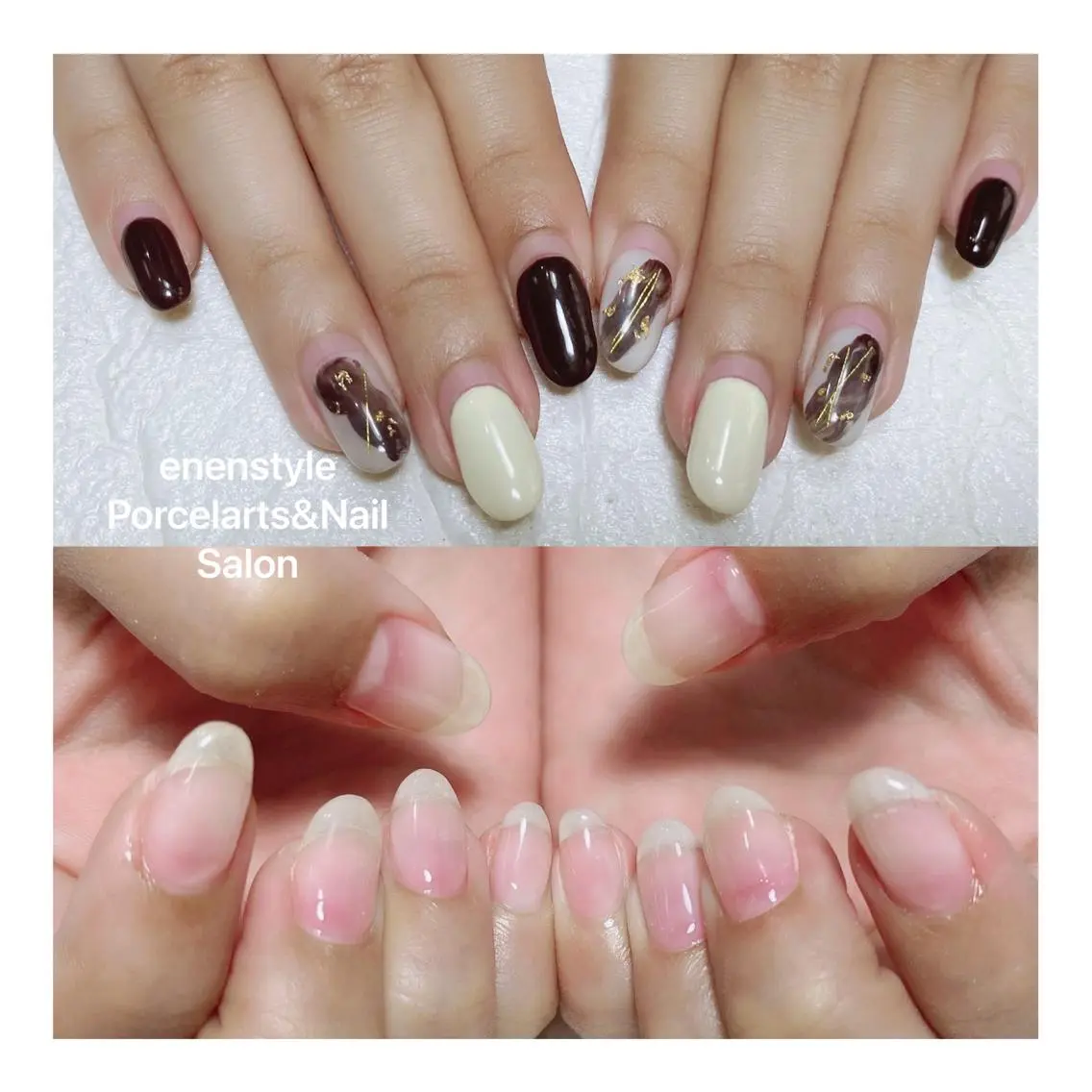 ミディアム ネイル 🐾enen style 🐾のネイルデザイン