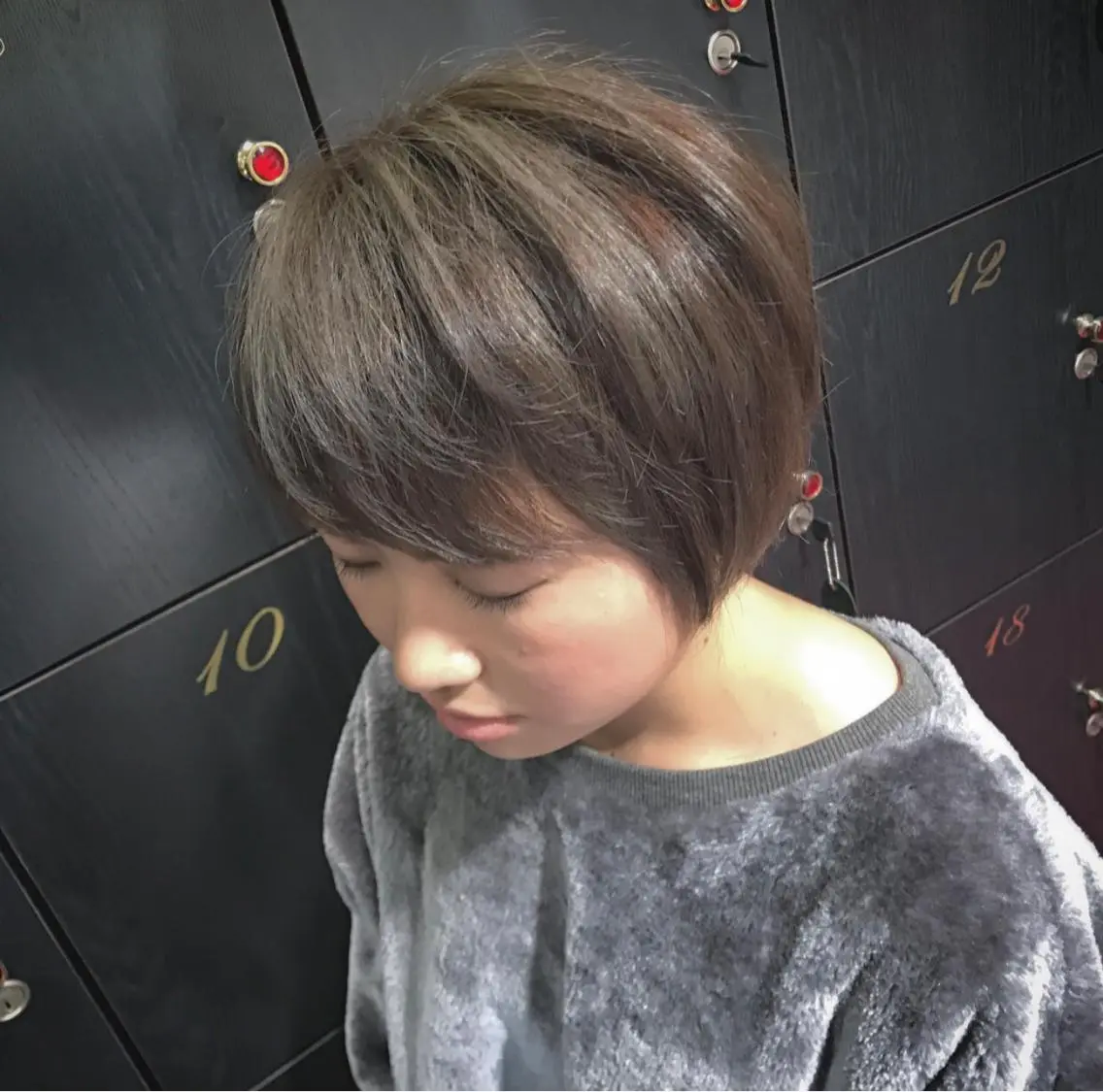ショート カラー YUI𓍯エクステ /ニュアンスカラーのヘアスタイル
