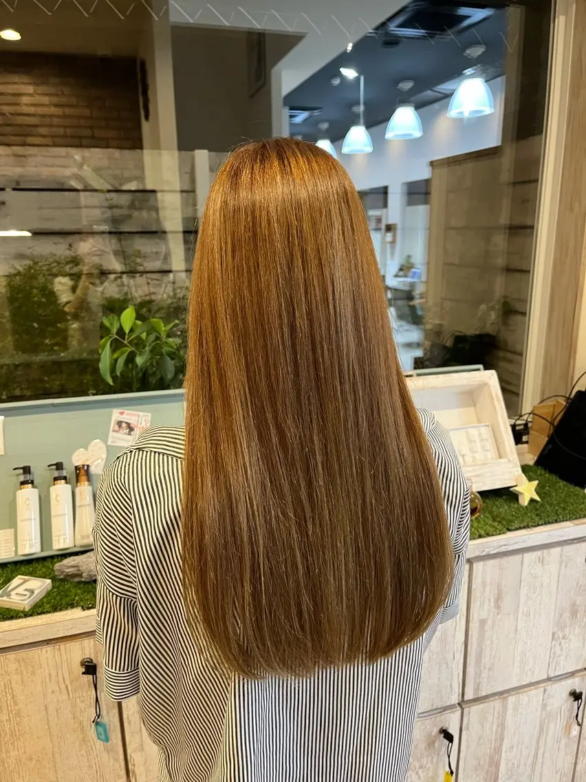 ロング 宮川 結妃のヘアスタイル