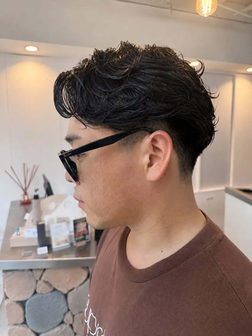 【メンズカット&パーマモデル】の写真