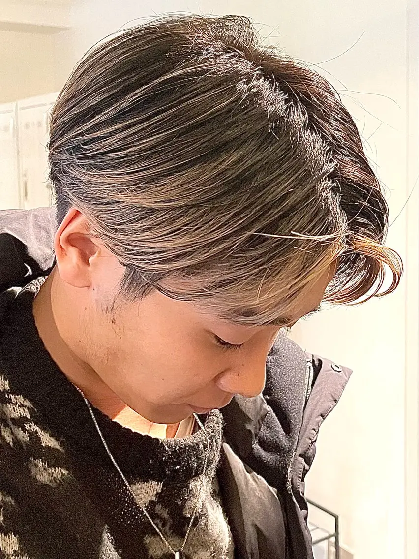 メンズカット＋メンズバレイヤージュの写真