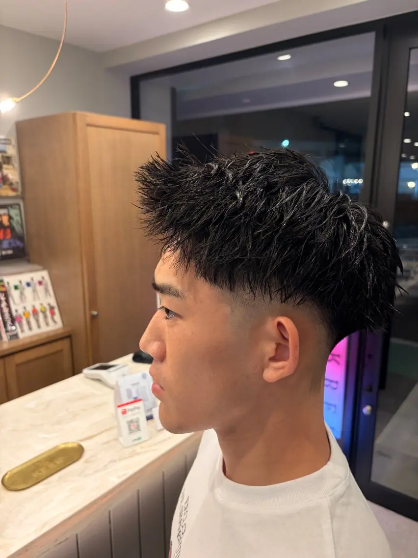 ショート パーマ カット パーマ 【メンズ専門】 松本憲信のヘアスタイル