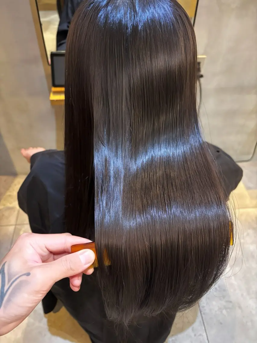 似合わせカット✂️＋premium艶髪ストレート✨✨の写真