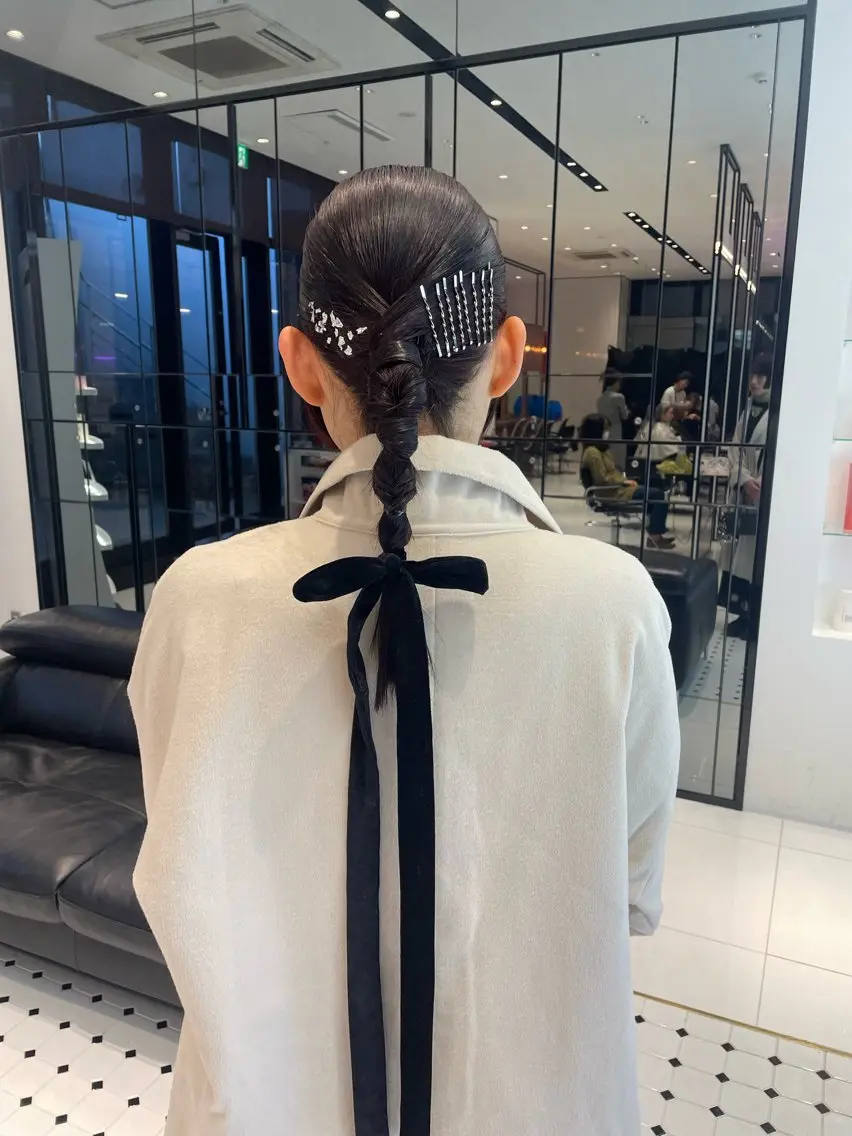 ロング ヘアアレンジ 【韓国❤️海外ヘア】 AYAKAのヘアスタイル