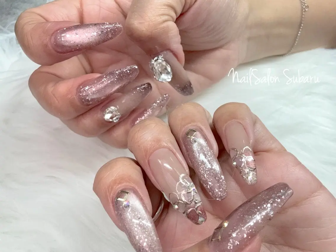 ネイル ミラーネイル ハンドネイル Nail Salon Subaruのネイルデザイン