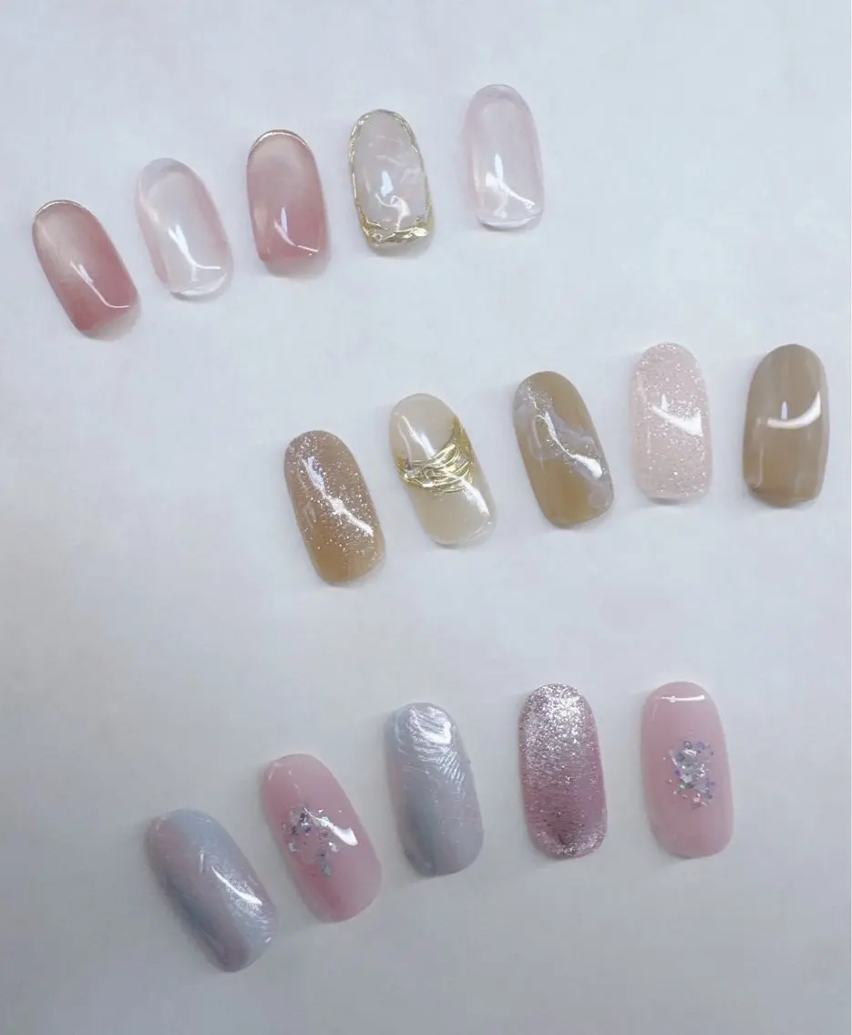 ネイル ﾅﾁｭﾗﾙｼﾞｪﾙ♡ ﾈｲﾙｹｱ Obaのネイルデザイン