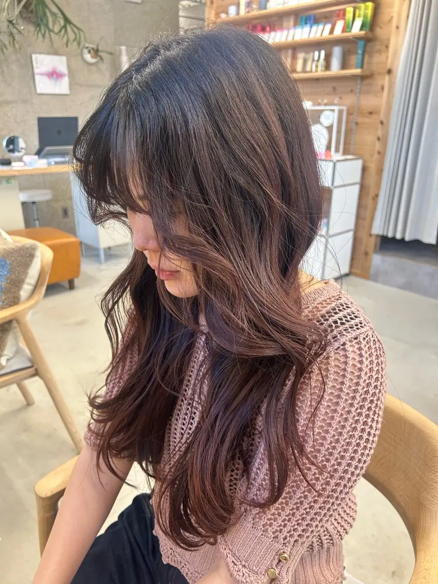 ロング ヘアセット SiLO Yukinaのヘアスタイル