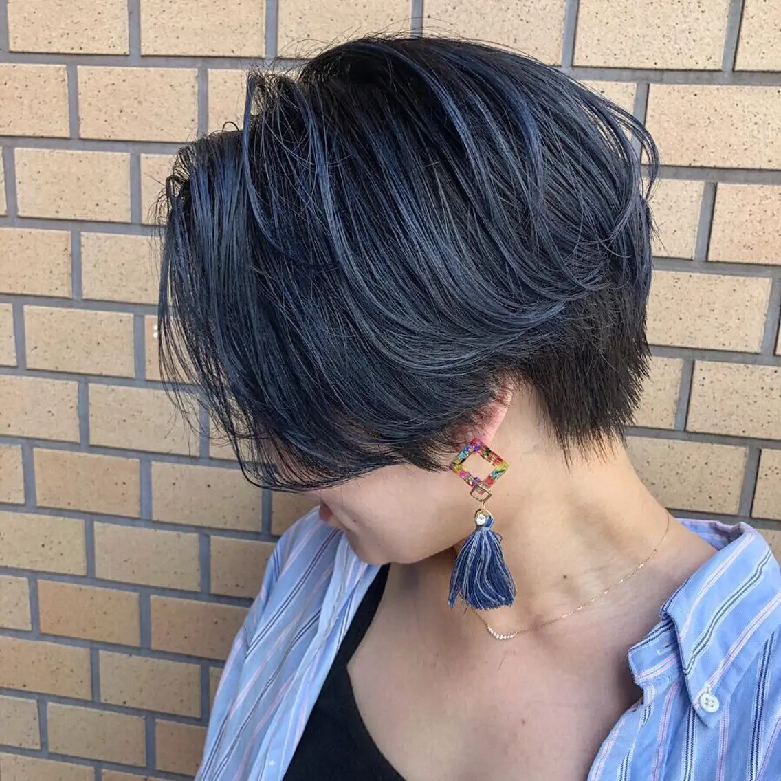 ショート カラー ブルーカラー ヘアカラー 【PD VISEO】 GENKIのヘアスタイル