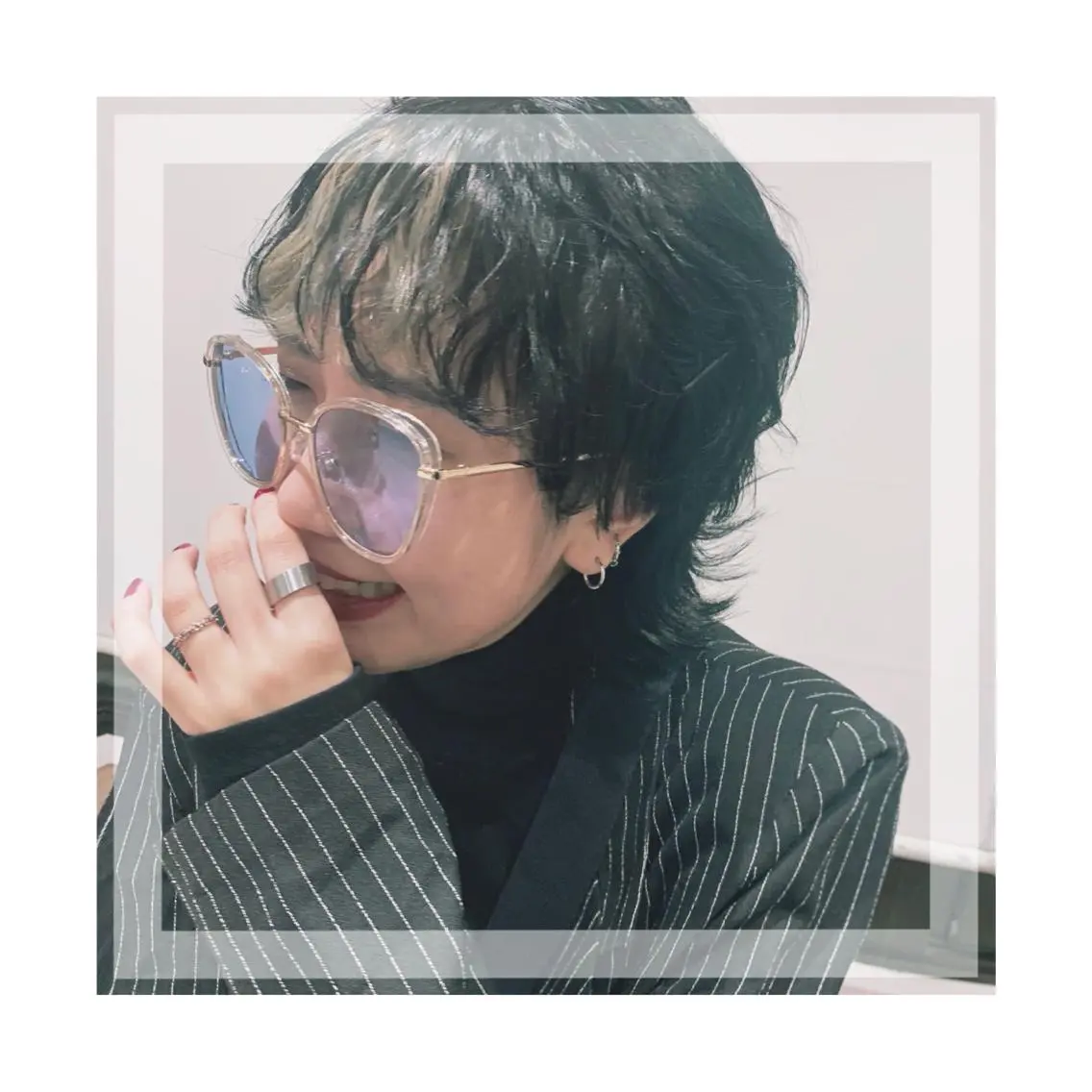 カラー レイヤーカット// メイのヘアスタイル