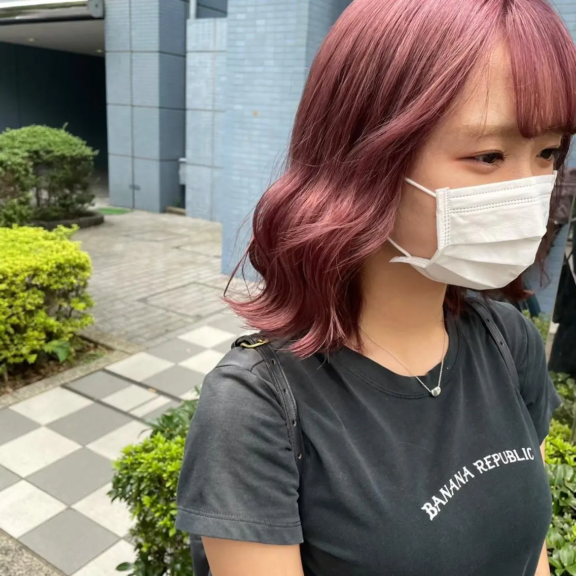 ミディアム カラー ハイトーンレイヤー 吉祥寺/nana🎀のヘアスタイル