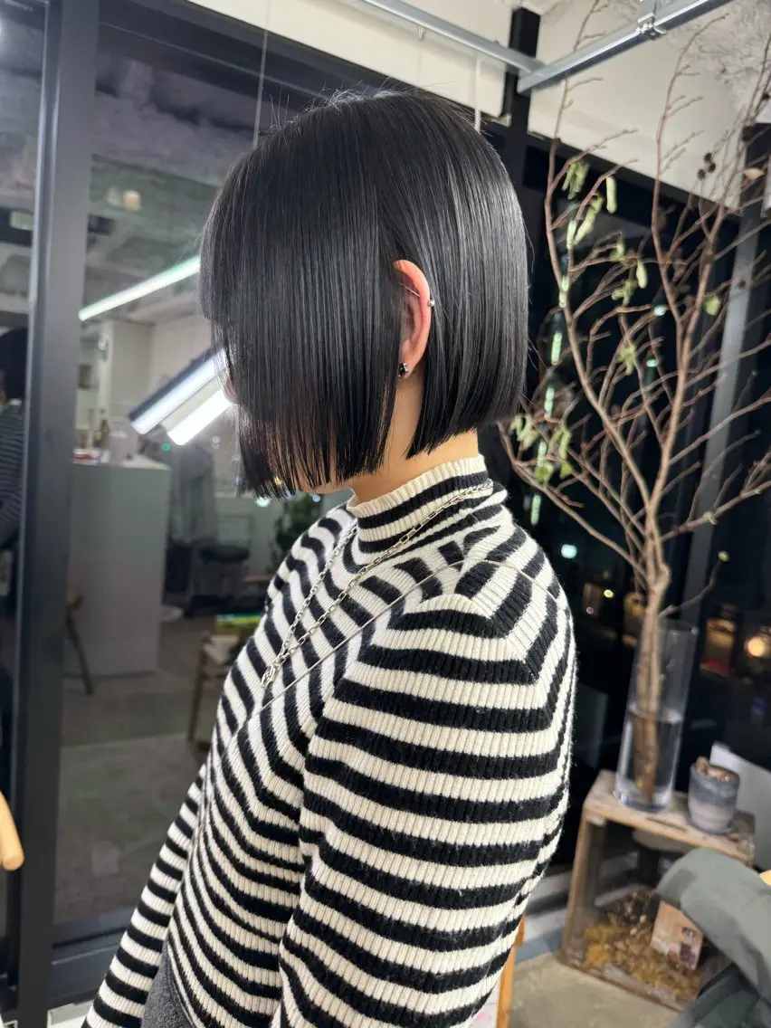 ショート kiji NAHO/ パーマ／久屋大通のヘアスタイル