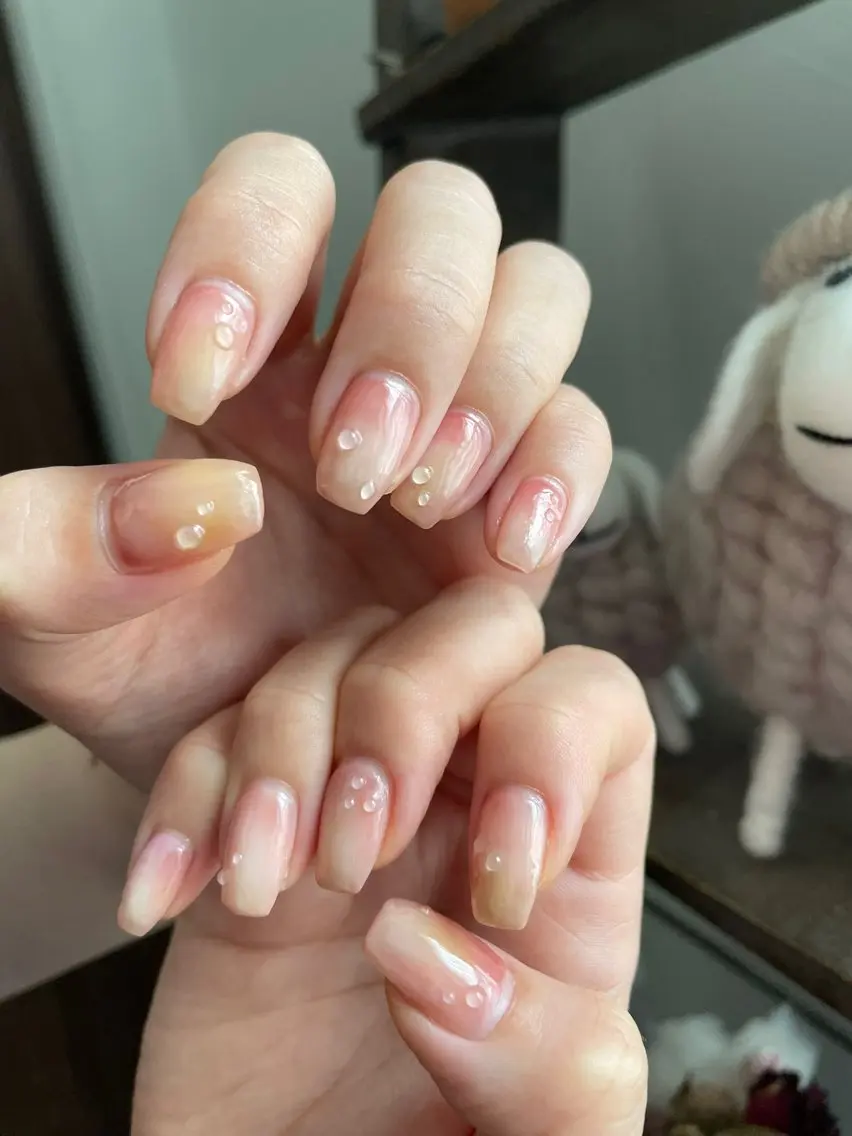 ネイル ハンドネイル 甲斐市自宅サロン 🧸prunelleのネイルデザイン