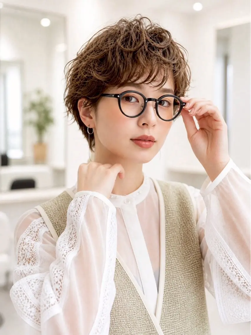 ショート 本 咲蘭のヘアスタイル
