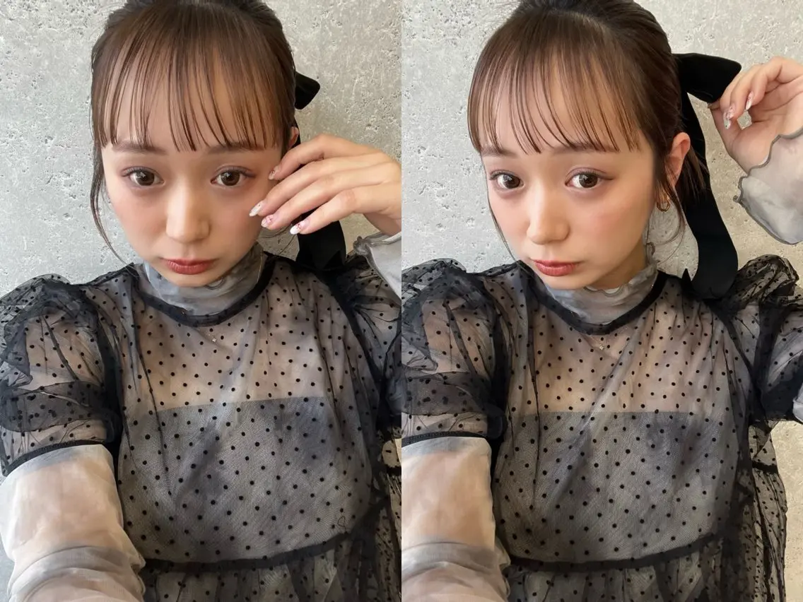 ヘアアレンジ おしゃれ暖色カラー ゆあんのヘアスタイル