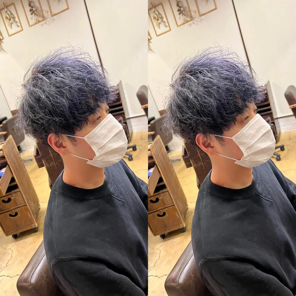 カラー メンズ 北原 練のヘアスタイル