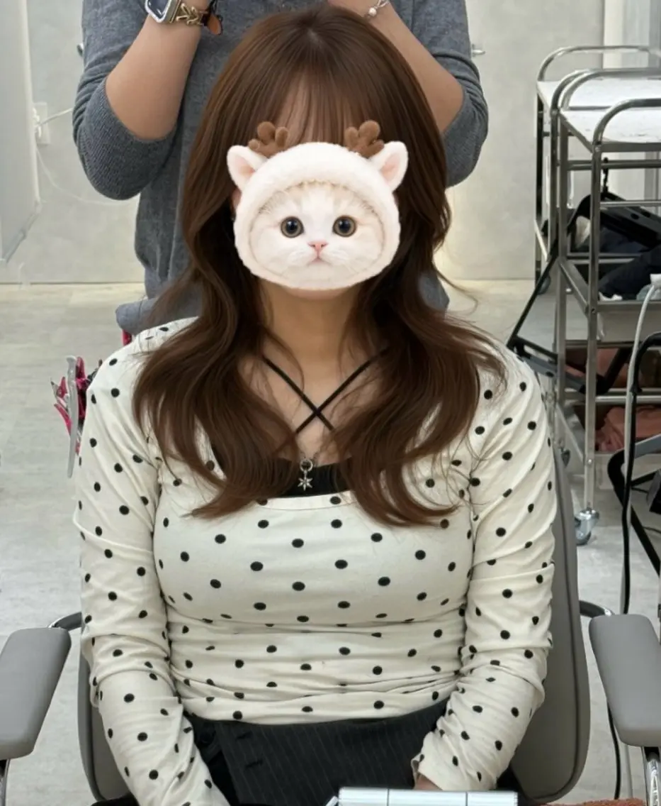 ロング ヘアカラー トリートメント 大阪梅田🤎髪質改善 /reika♡のヘアスタイル