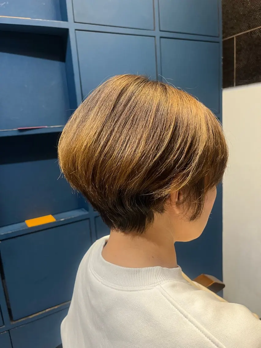 ショート 艶髪 藤原まいこのヘアスタイル