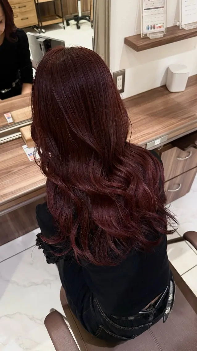 ロング カラー ヘアカラー トリートメント 桜新町/ Mea⭐︎のヘアスタイル