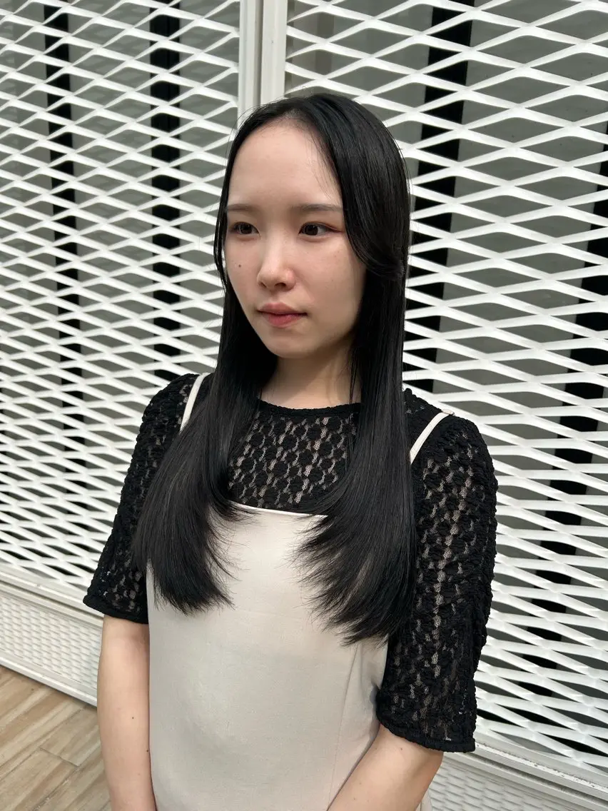 ロング カラー ヘアアレンジ カット ヘアカラー トリートメント yuka .のヘアスタイル