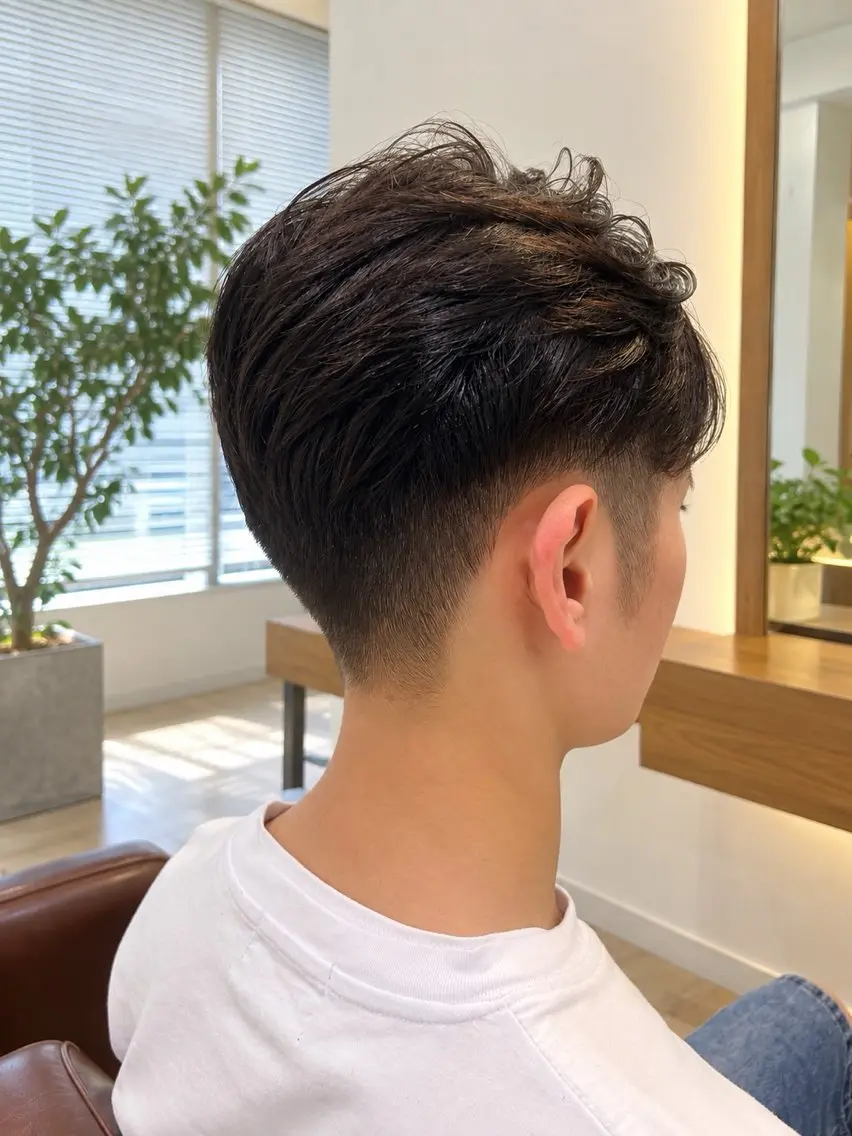 ショート メンズ 甲斐 耀乙のヘアスタイル