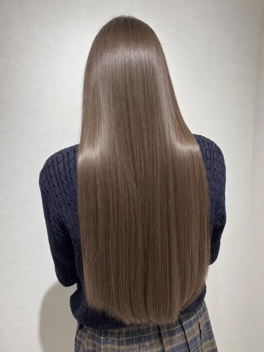 ロング カラー カット ヘアカラー トリートメント 【メンズパーマ✨️ 髪質改善矯正】岩城のヘアスタイル