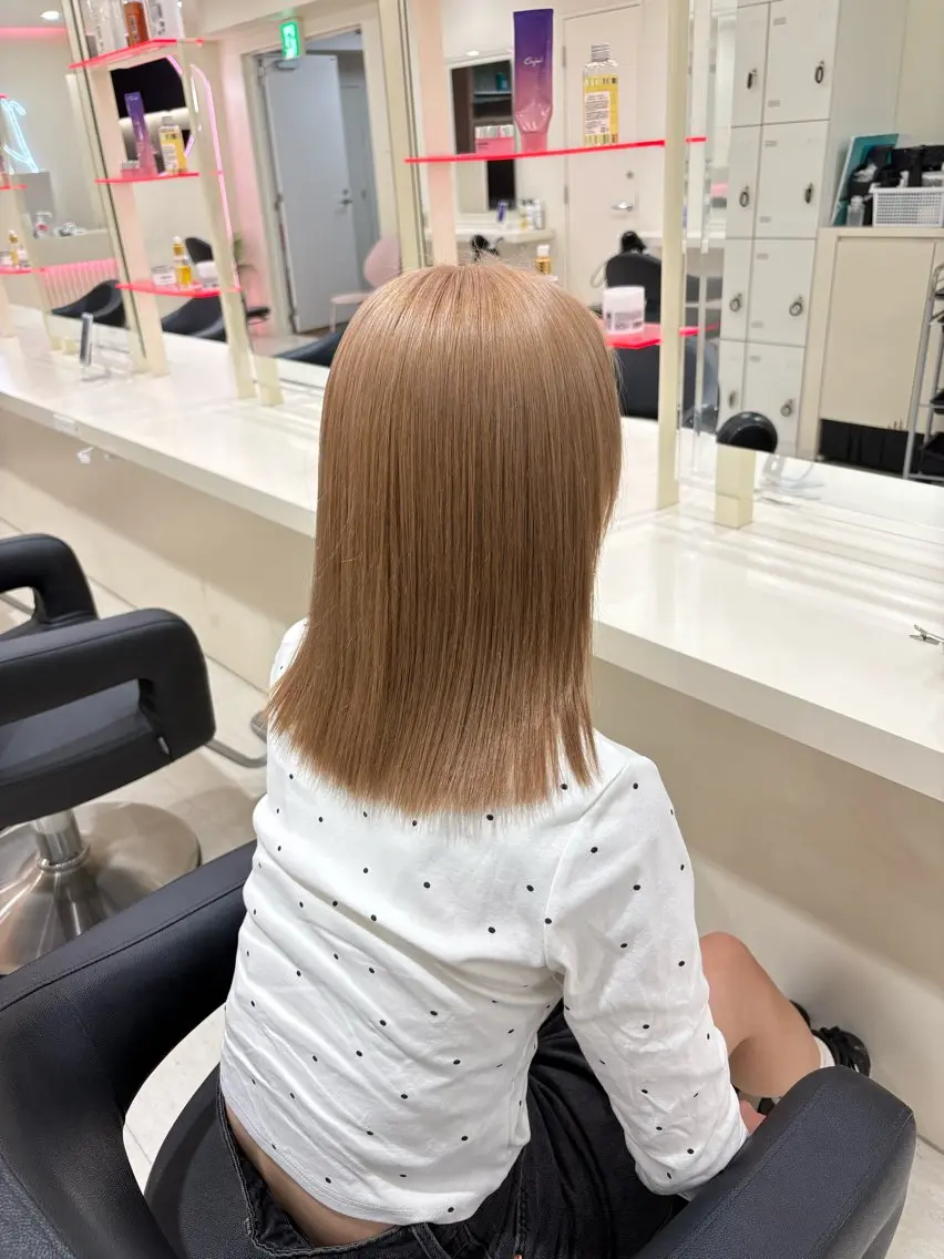 カラー ヘアカラー 似合わせ💗骨格矯正 💗透明感カラー💗のヘアスタイル