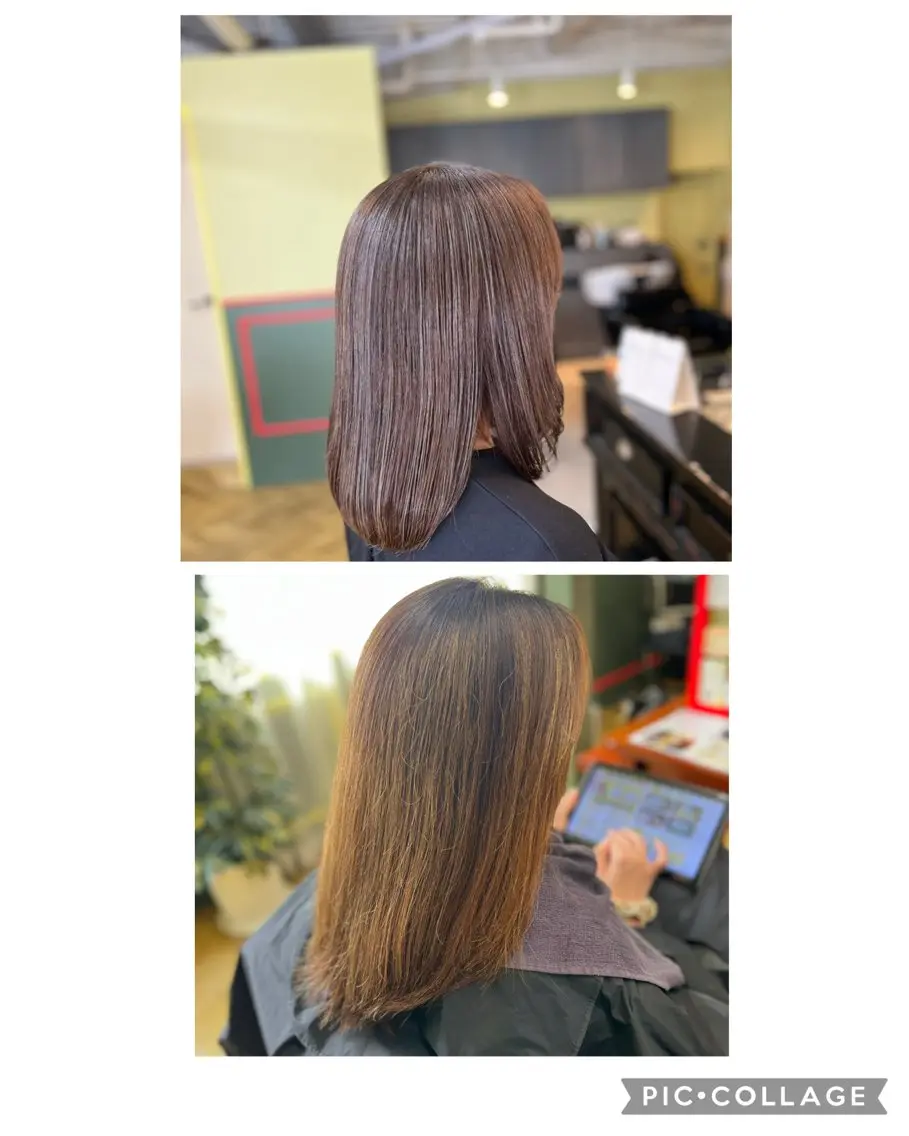 ロング アッシュ アッシュグレー アッシュグレージュ ハイライト カット ヘアカラー トリートメント ハイライト/艶ｶﾗｰ /白髪ぼかし🌼阿部のヘアスタイル