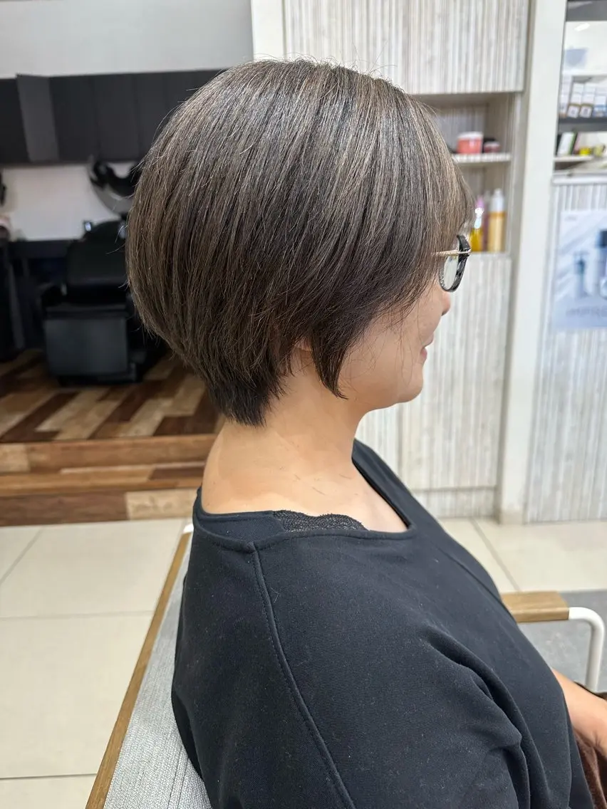 ショート カット 縮毛矯正 PROGRESS‣‣ 福澤 可音🐯🐝のヘアスタイル