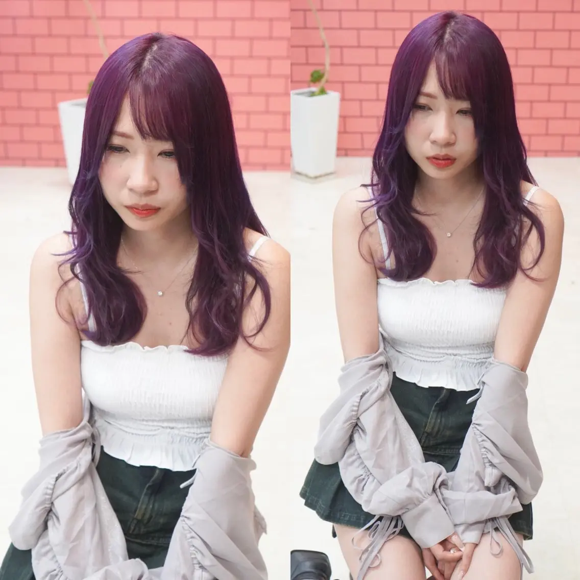ロング カラー バレイヤージュ ブリーチ ケアブリーチ ダブルカラー イヤリングカラー ヘアカラー トリートメント ブリーチの神 KYONのその他イメージ