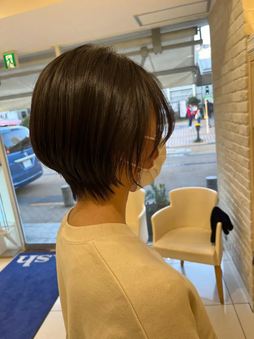 ショート カット 田中 瑞妃のヘアスタイル