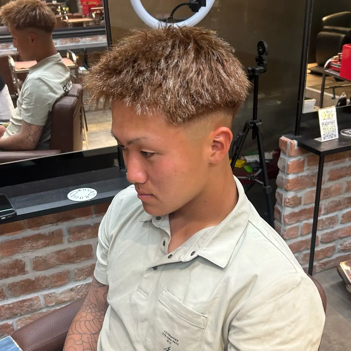 ショート メンズ フェードカット カット 💈PRO SHOP WAVE 望愛💈のヘアスタイル