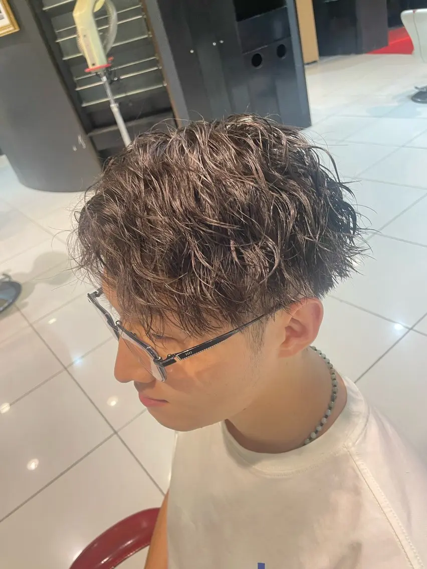 💫【メンズ限定ケアコース】カット＋特殊パーマ＋トリートメント＋お持ち帰りケア商品付💫の写真