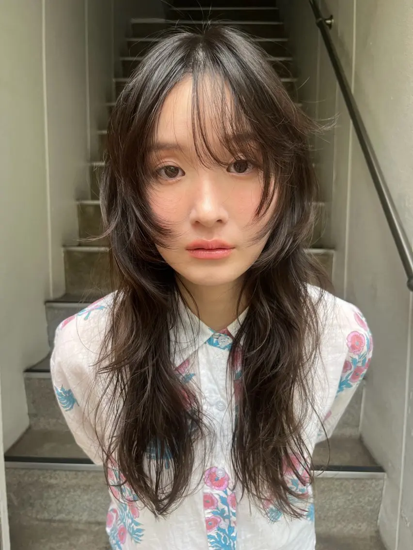 ロング 熊谷 由貴のヘアスタイル