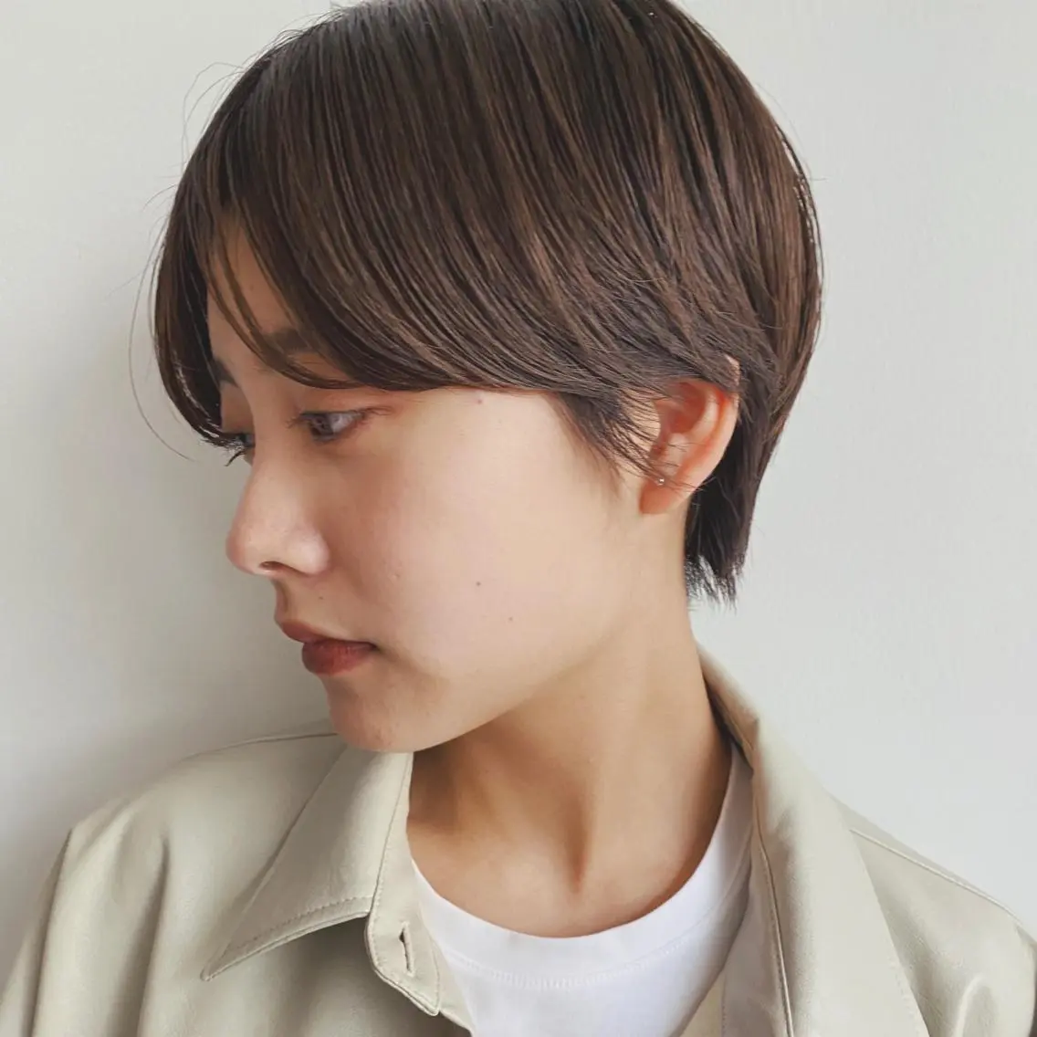 ショート カラー ハイトーンカラー ショートヘア カット ヘアカラー 坂口 拓魅のヘアスタイル